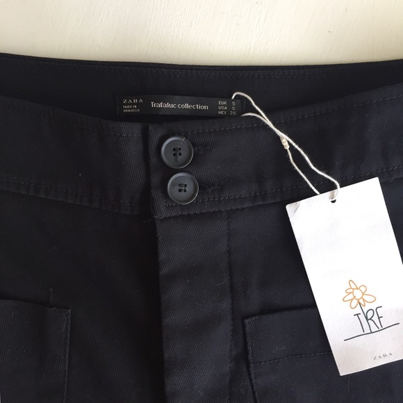 NWT ZARA Black trouser pants - Picture 7 of 8
